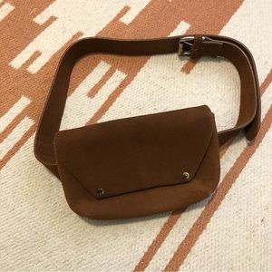 Free people leather Fanny pack